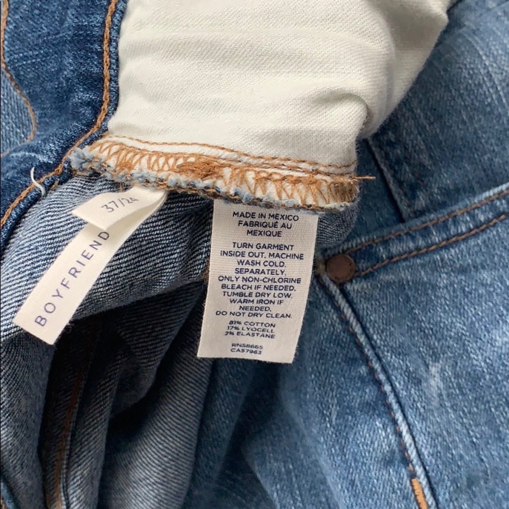 Caslon Arden Boyfriend High Waist ripped Jeans - Picture 7 of 8